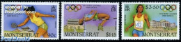 Montserrat 1988 Olympic Games 3v, Mint NH, Sport - Athletics - Olympic Games - Athletics