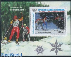 Mauritania 1987 Olympic Winter Games Calgary S/s, Mint NH, Sport - Olympic Winter Games - Skiing - Ski