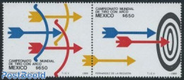 Mexico 1989 World Championship Archery 2v [:], Mint NH, Sport - Shooting Sports - Sport (other And Mixed) - Tiro (armas)