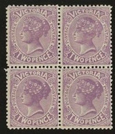 Victoria    .   SG    .   202  Bloc Of 4  (2 Scans)      .   **      .    MNH - Mint Stamps