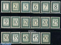 Netherlands Antilles 1952 Postage Due 17v, Unused (hinged) - Autres & Non Classés