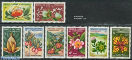 New Caledonia 1964 Flowers 8v, Mint NH, Nature - Flowers & Plants - Nuevos