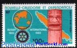 New Caledonia 1980 Rotary Club 1v, Mint NH, Various - Maps - Rotary - Ongebruikt