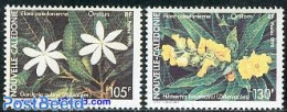 New Caledonia 1990 Flora 2v, Mint NH, Nature - Flowers & Plants - Unused Stamps