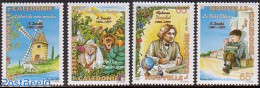 New Caledonia 1997 A. Daudet 4v, Mint NH, Various - Mills (Wind & Water) - Art - Authors - Unused Stamps