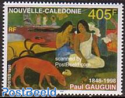 New Caledonia 1998 Paul Gaugin 1v, Mint NH, Nature - Dogs - Art - Modern Art (1850-present) - Paintings - Paul Gauguin - Neufs