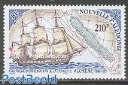New Caledonia 2002 Corvette 1v, Mint NH, Transport - Various - Ships And Boats - Maps - Nuovi