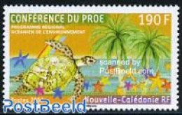 New Caledonia 2006 PROE Conference 1v, Mint NH, Nature - Environment - Reptiles - Turtles - Nuevos