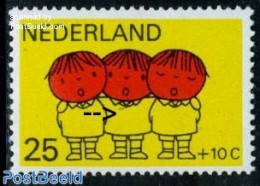 Netherlands 1969 25+10c, Plate Flaw, Line Under Face, Mint NH, Dick Bruna - Ongebruikt