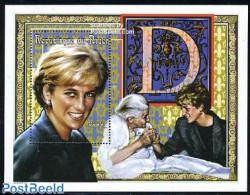 Niger 1997 Death Of Diana S/s (2000F), Mint NH, History - Charles & Diana - Kings & Queens (Royalty) - Royalties, Royals