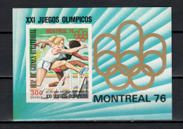 Equatorial Guinea 1976 Olympic Games Montreal, Athletics S/s Imperf. MNH - Zomer 1976: Montreal