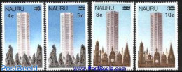 Nauru 1978 Overprints 4v, Mint NH, Modern Architecture - Autres & Non Classés