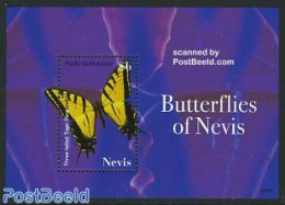 Nevis 2007 Butterflies Of Nevis S/s, Mint NH, Nature - Butterflies - St.Kitts Y Nevis ( 1983-...)