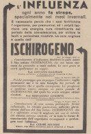 Ischirogeno - Prof. Giovanni Gallerani - Pubblicità D'epoca - 1933 Old Ad - Publicités