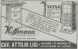 Cucine A Gas Hoffmann E Stufe Jung - Pubblicità D'epoca - 1933 Vintage Ad - Publicités