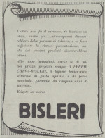 Liquore Ferro-China BISLERI - Pubblicità D'epoca - 1933 Old Advertising - Publicités