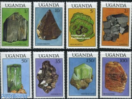 Uganda 1988 Minerals 8v, Mint NH, History - Geology - Autres & Non Classés