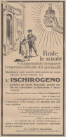 Ischirogeno - Prof. Emanuele Paternò Di Sessa - Pubblicità - 1931 Old Ad - Pubblicitari