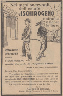 Ischirogeno - Prof. Enrico Morselli - Pubblicità D'epoca - 1931 Vintage Ad - Publicités