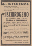 Ischirogeno - Prof. Cesare Agostini - Pubblicità D'epoca - 1931 Vintage Ad - Publicités