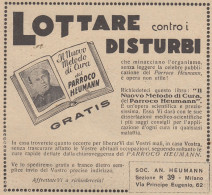 Il Nuovo Metodo Di Cura Del Parroco HEUMANN - Pubblicità D'epoca - 1931 Ad - Werbung