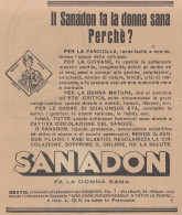 Sanadon - Pubblicità D'epoca - 1931 Vintage Advertising - Advertising