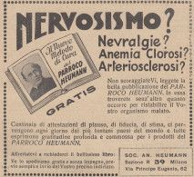 Il Nuovo Metodo Di Cura Del Parroco HEUMANN - Pubblicità D'epoca - 1931 Ad - Publicités
