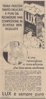 Detersivo LUX - Pubblicità D'epoca - 1931 Vintage Advertising - Advertising