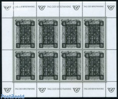 Austria 1992 Stamp Day M/s, Blackprint, Mint NH, Stamp Day - Ungebraucht