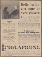 Linguaphone - Pubblicità D'epoca - 1931 Vintage Advertising - Publicités