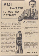 Shaving Cream PALMOLIVE - Pubblicità D'epoca - 1931 Vintage Advertising - Pubblicitari