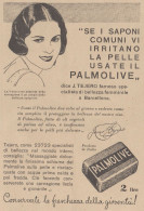 Sapone PALMOLIVE - J. Tejero - Pubblicità D'epoca - 1931 Old Advertising - Advertising