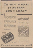 Sapone PALMOLIVE - Pubblicità D'epoca - 1931 Vintage Advertising - Advertising