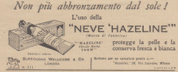 Neve Hazeline - Pubblicità D'epoca - 1931 Vintage Advertising - Advertising