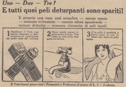 Crema Depilatoria VEET - Pubblicità D'epoca - 1931 Vintage Advertising - Publicités