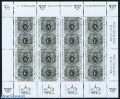 Austria 1997 Stamp Day M/s, Blackprint, Mint NH, Stamp Day - Neufs