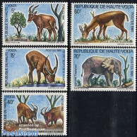 Upper Volta 1981 Protected Animals 5v, Mint NH, Nature - Animals (others & Mixed) - Autres & Non Classés