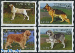 Uzbekistan 2006 Dogs 4v, Mint NH, Nature - Dogs - Oezbekistan