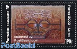 French Polynesia 2003 Tiki 1v, Mint NH, Art - Handicrafts - Nuevos