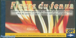 French Polynesia 2005 Flowers 12v In Booklet, Mint NH, Nature - Flowers & Plants - Stamp Booklets - Ongebruikt