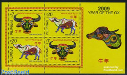 Philippines 2008 Year Of The Ox S/s, Mint NH, Various - New Year - Anno Nuovo