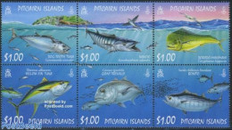 Pitcairn Islands 2007 Fish 6v [++], Mint NH, Nature - Fish - Poissons