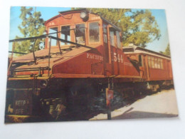 D203074  CPM -   Lokomotive Der Pacific Electric Eisenbahn  1902 - Cancel Op De Veluwe 1973 - Bahnhöfe Mit Zügen