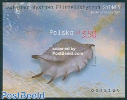 Poland 2005 World Expo Sydney S/s Imperforated, Mint NH, Nature - Shells & Crustaceans - Neufs