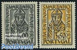 Portugal 1953 Martinho De Dume 2v, Mint NH, Religion - Religion - Neufs