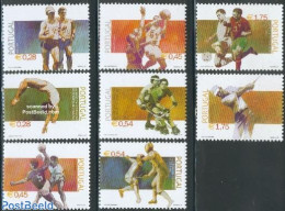 Portugal 2002 Sports 8v, Mint NH, Sport - Basketball - Fencing - Football - Golf - Handball - Hockey - Sport (other An.. - Unused Stamps