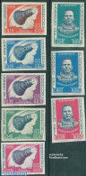 Paraguay 1963 Space Exploration 8v Imperforated, Mint NH, Transport - Various - Space Exploration - Maps - Geografía