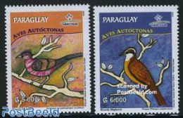 Paraguay 2008 Birds 2v, Mint NH, Nature - Birds - Paraguay