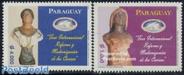 Paraguay 2002 Postal Reforms 2v, Mint NH, Post - Posta