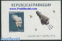 Paraguay 1962 Gleen/Carpenter S/s Imperforated, Mint NH, Transport - Space Exploration - Paraguay